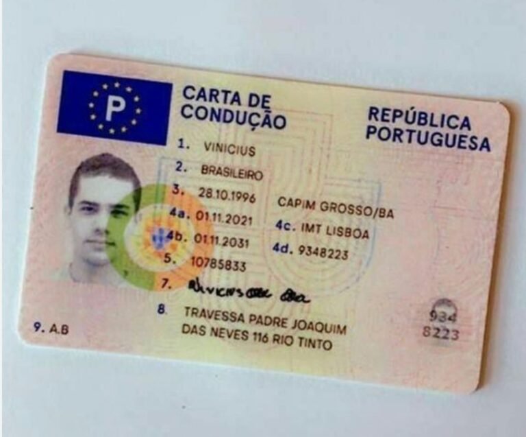 comprar carta de condução legal